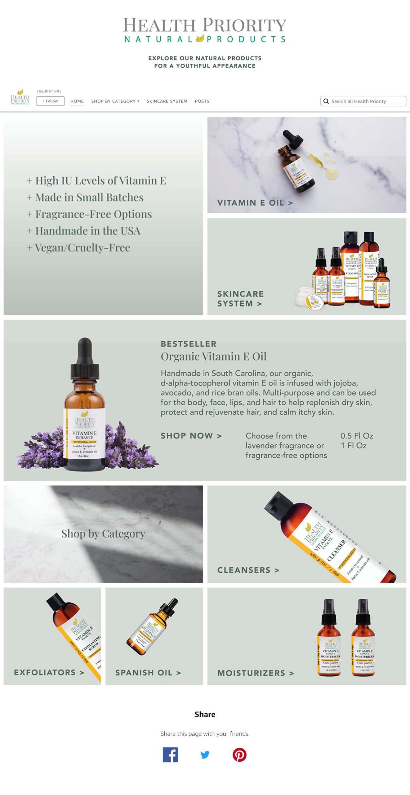 Health Priority Natural Products