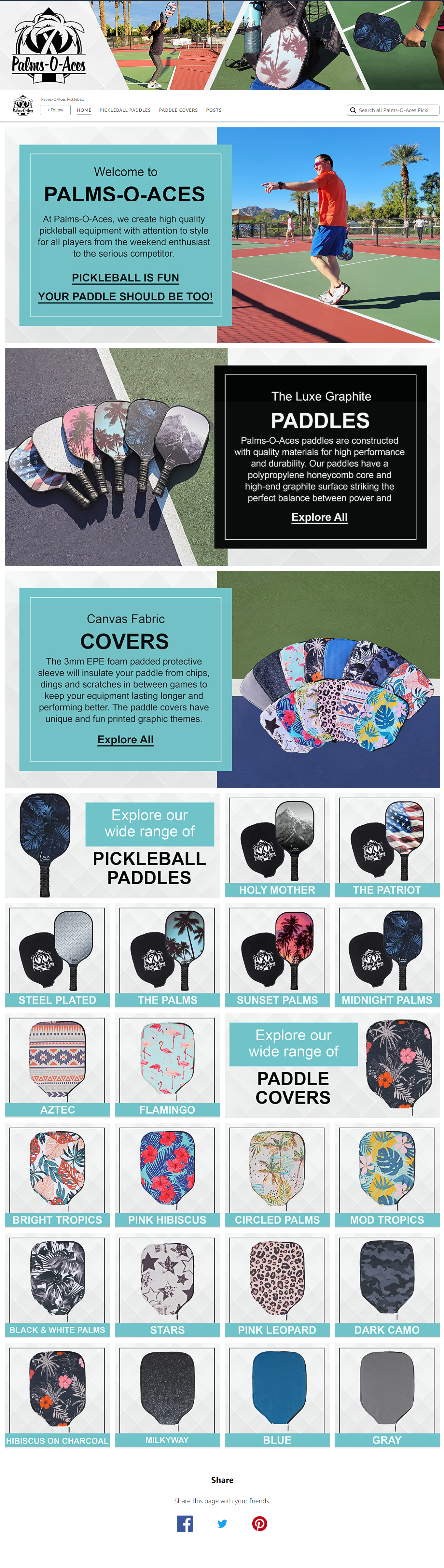 Sipransh Ecommgrowth - Palms-O-Aces Storefront